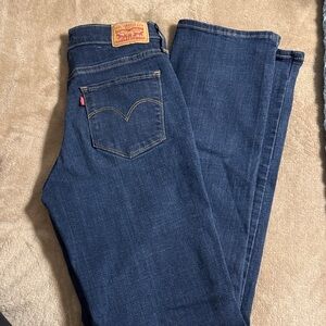 Levi's Dark Blue Straight-Leg Jeans